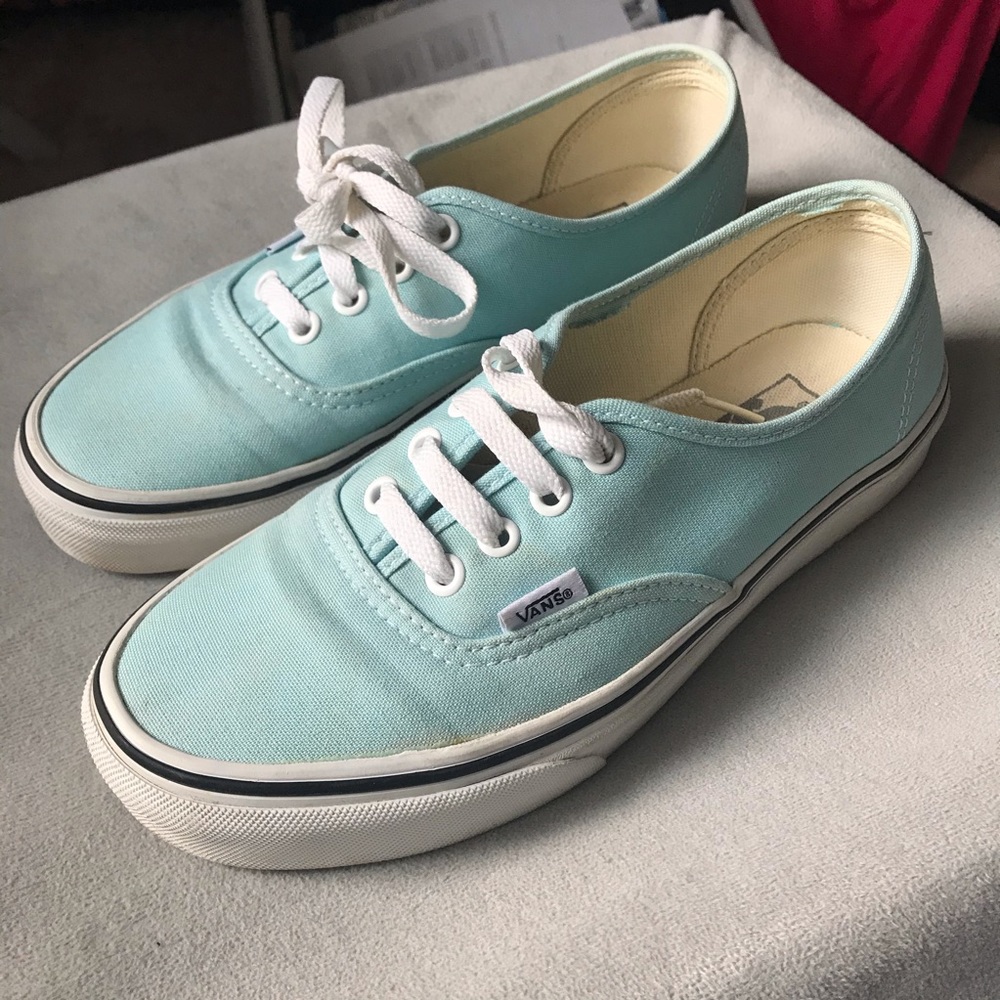 Sky blue Vans Size 7